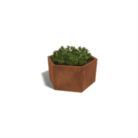 Cortenstaal plantenbak Denver 70 cm