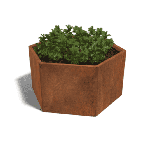 Cortenstaal plantenbak Denver 70 cm