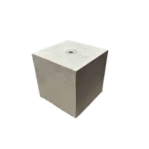 Betonpoer 20x20 en 20 cm hoog grijs M16