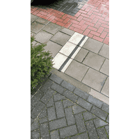 Kabelgoottegel 30x30 cm grijs