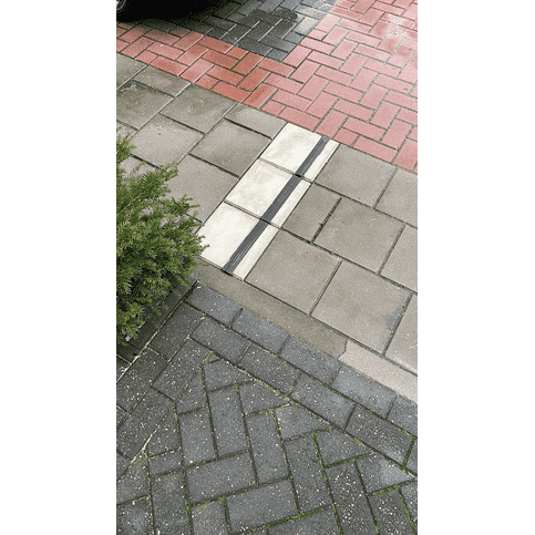 Kabelgoottegel 30x30 cm grijs