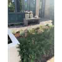 Tuinbank beton 120 cm licht antraciet