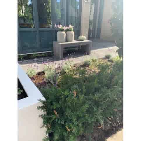 Tuinbank beton 120 cm licht antraciet