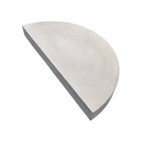 Halfronde grijze staptegel 55 cm grijs  - Rustique Beton met een natuurlijk geleefd karakter