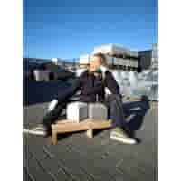 Betonpoer 20x20 en 20 cm hoog antraciet M16