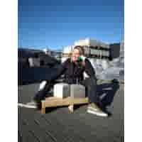 Betonpoer 20x20 en 20 cm hoog grijs M16