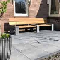 C3 Bench 2x3 zitter 480 cm met rugleuning