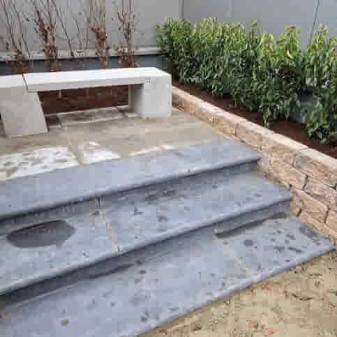 Betontegel 40x60x5 grijs met facet