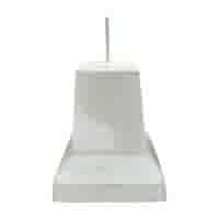 Betonpoer 20x20 en 51 cm hoog grijs M16