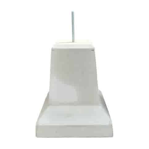 Betonpoer 20x20 en 51 cm hoog grijs M16