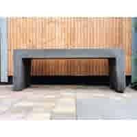 Tuinbank beton 120 cm licht antraciet