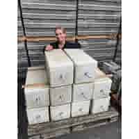 Betonpoer 25x25 en 60 cm hoog grijs M16