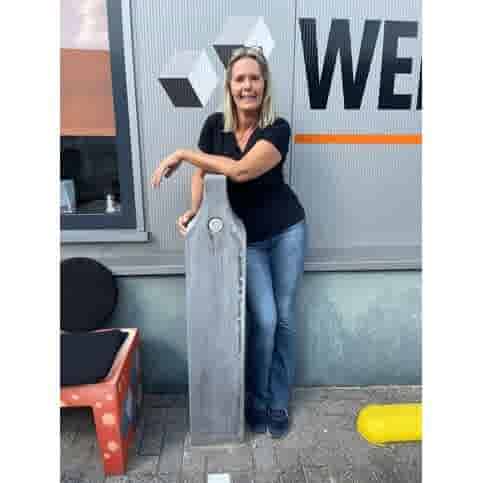 Betonpaal Canal houses V klokgevel