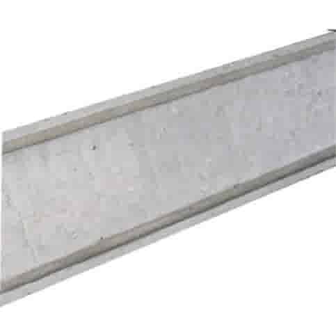 Muurafdekkers beton 2-zijdig grijs 27x100