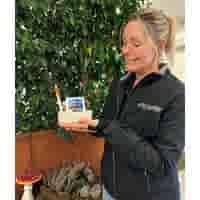 Visitekaartjeshouder van beton