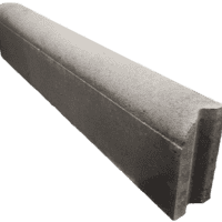Gazonband 10x20x100 cm grijs beton