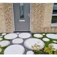 Ronde Staptegel 75 cm – Rustique Beton | Natuurlijk Geleefd Karakter