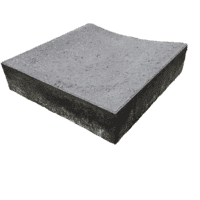 Molgoot eindstuk antraciet 50x50 cm