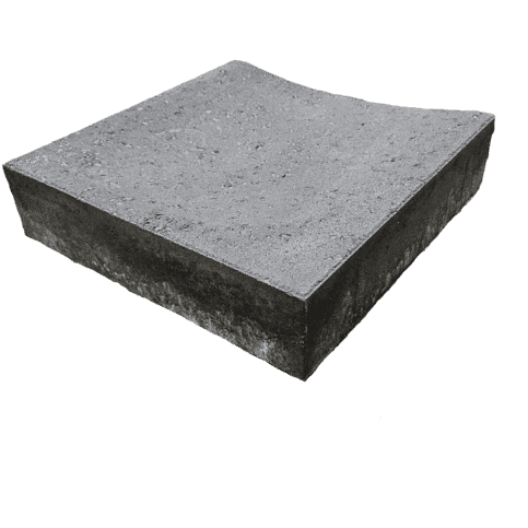 Molgoot eindstuk antraciet 50x50 cm