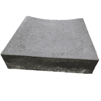 Molgoot eindstuk antraciet 50x50 cm