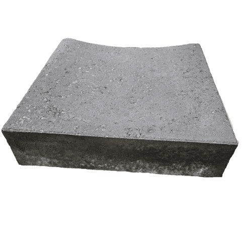 Molgoot eindstuk antraciet 50x50 cm