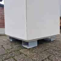 Betonnen bloembakken vierkant XL 80x80 en 80 cm hoog