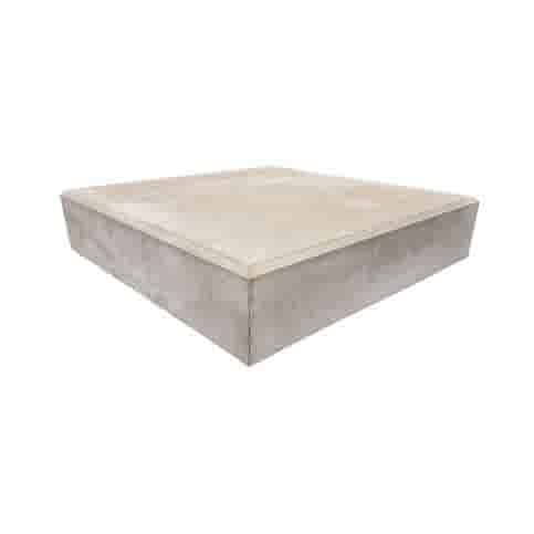 Betonnen traptrede 15x60x60 cm grijs met antislip