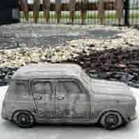 Auto van beton (merk) Renault 4 (groot)