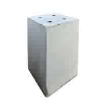 Betonpoer 16x16 en 32 cm hoog grijs M10 voor motorslot