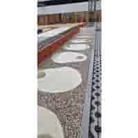 Organische tegel grijs 100x120 cm