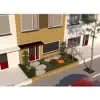 Organische tegel grijs 100x120 cm