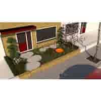 Organische tegel grijs 100x120 cm