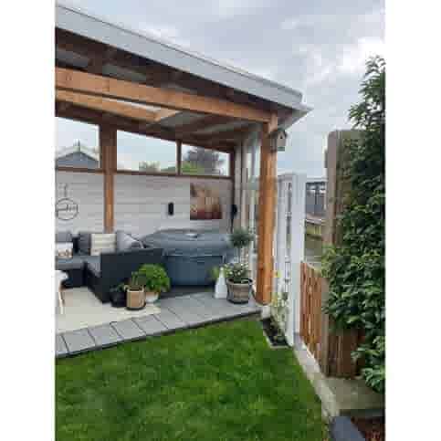 Betonpoer 15x15 en 50 cm hoog grijs M16