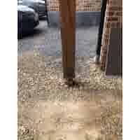 Betonpoer 15x15 en 60 cm hoog roestbruin M16