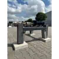 Betonpoer met zijoplegging 15x15 en 60 cm hoog antraciet