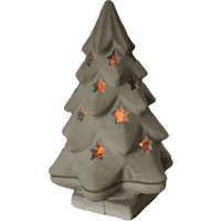 Betonnen Kerstboom met voet H 42 cm