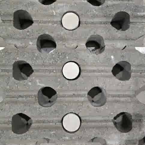 Markeringsdoppen Wit beton
