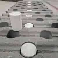 Markeringsdoppen Wit beton