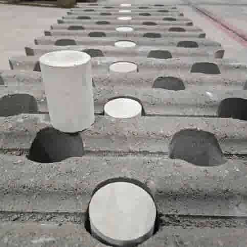 Markeringsdoppen Wit beton