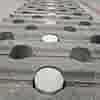 Betondingen Markeringsdoppen Wit beton