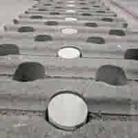 Markeringsdoppen Wit beton