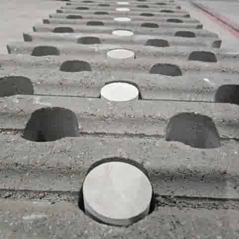 Markeringsdoppen Wit beton