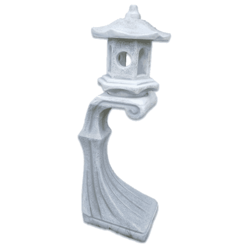 Decoratieve Japanse lantaarn van beton 136 cm hoog