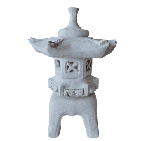 Japanse stijl tuinlamp van beton 40 cm