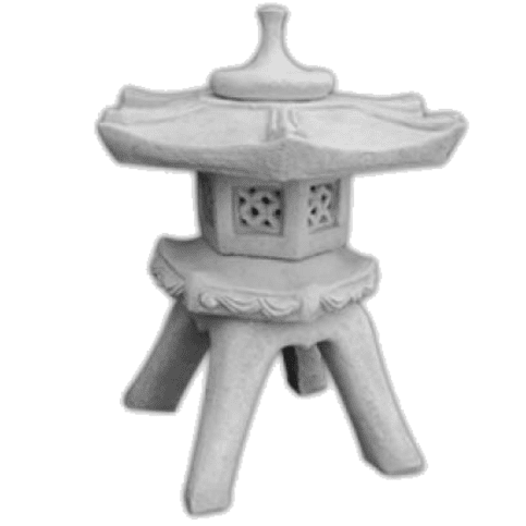 Authentieke Japanse tuinlamp van beton 75 cm
