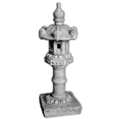 Klassieke sierlijke tuinlamp beton 84 cm