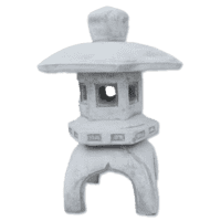 Japanse Kasuga tuinlamp van beton 37 cm
