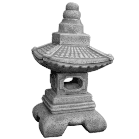 Traditionele Japanse Tuinornament van beton 45 cm
