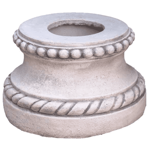 Gedetailleerde decoratieve zuil van beton 25 cm