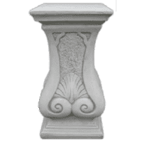 Betonnen zuil met decoratieve gravures 70 cm